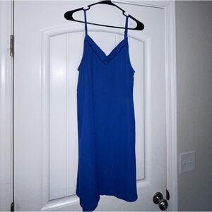 Miami Blue Spaghetti Strap Slip Dress